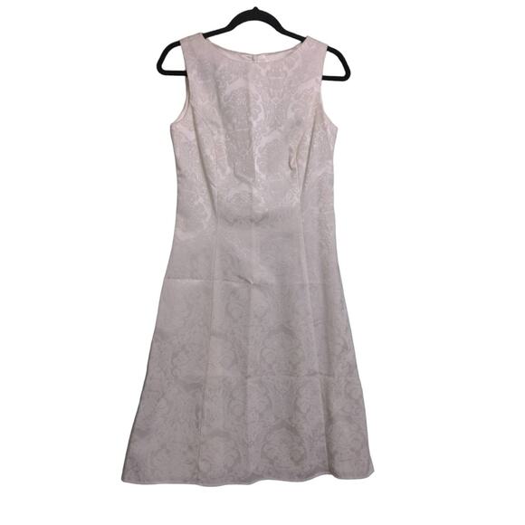 Jessica McClintock Gunne Sax Womens Formal Dress White Mesh Sleeveless USA 7 - Picture 1 of 11